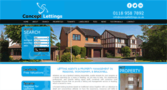 Desktop Screenshot of conceptlettings.co.uk